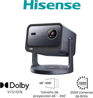 Hisense C2 Mini Proyector Láser UHD 4K HDR Gris Metalizado