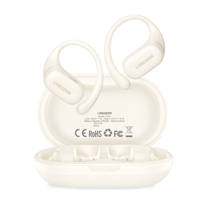 Auriculares Conducción ósea TS9 Langsdom Beige
