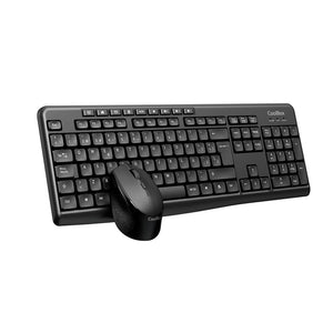 KIT TECLADO + RATON COOLBOX INALAMBRICO MULTIMEDIA NEGRO COO-KTR-03W