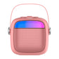 Altavoz Bluetooth Universal Música 6W COOL Mini Karaoke + 1 Micrófono Rosa