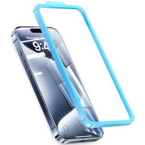 Protector de Pantalla de Cristal Templado Vention KUMTCA-30 para iPhone 15 Pro+ Herramienta de Instalación