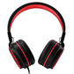 Auriculares Cascos Jack 3,5 mm COOL Toronto Negro-Rojo