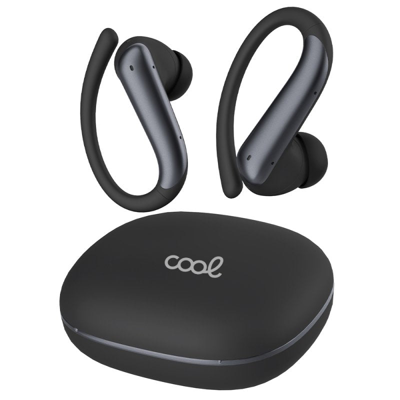 Auriculares Stereo Bluetooth Earbuds COOL Gym ANC Negro