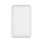 Bateria Externa Power Bank 5000 mAh COOL (2 Cables: TIPO C / Lightning) Blanco