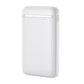 Bateria Externa Power Bank 5000 mAh COOL (2 Cables: TIPO C / Lightning) Blanco