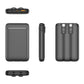 Bateria Externa Power Bank 5000 mAh COOL (2 Cables: TIPO C / Lightning) Negro