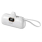 Bateria Externa Power Bank 5.000 mAh COOL Cápsula Blanco