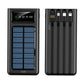 Bateria Externa Universal Power Bank 10.000 mAh + Panel Solar COOL (4 Conexiones)