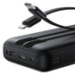 Bateria Externa Universal Power Bank Carga Rápida 22.5W 30.000 mAh (Tipo-C / Lightning) COOL Negro