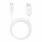 Cable USB Compatible COOL Universal (Micro-Usb) 1.2 metros Blanco 2.4 Amp