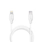 Cable USB Compatible COOL Universal TIPO-C a Lightning (1.2 metros) Blanco
