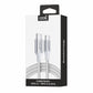 Cable USB COOL Nylon Universal Tipo C a Tipo C (1.2 metros)