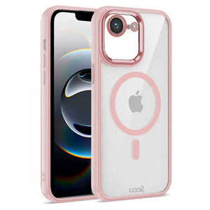 Carcasa COOL para iPhone 16e / 17e Magnética Borde Rosa