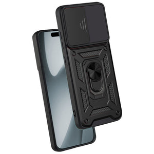 Carcasa COOL para iPhone 17 Pro / 18 Pro Hard Ring Negro