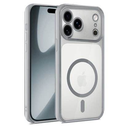 Carcasa COOL para iPhone 17 Pro / 18 Pro Magnética Borde Plata