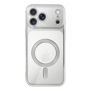 Carcasa COOL para iPhone 17 Pro / 18 Pro Magnética Borde Plata