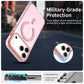 Carcasa COOL para iPhone 17 Pro Max Magnética Colorful Rosa