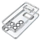 Carcasa COOL para Samsung A266 Galaxy A26 5G / A17 / A17 5G Borde Metalizado (Plata)