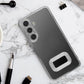 Carcasa COOL para Samsung A266 Galaxy A26 5G / A17 / A17 5G Borde Metalizado (Plata)