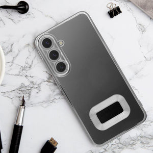 Carcasa COOL para Samsung A266 Galaxy A26 5G / A17 / A17 5G Borde Metalizado (Plata)