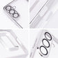 Carcasa COOL para Samsung A266 Galaxy A26 5G / A17 / A17 5G Borde Metalizado (Plata)