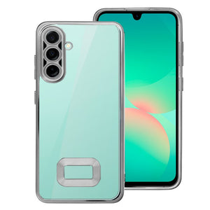 Carcasa COOL para Samsung A266 Galaxy A26 5G / A17 / A17 5G Borde Metalizado (Plata)