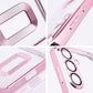 Carcasa COOL para Samsung A266 Galaxy A26 5G / A17 / A17 5G Borde Metalizado (Rosa)