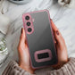 Carcasa COOL para Samsung A266 Galaxy A26 5G / A17 / A17 5G Borde Metalizado (Rosa)