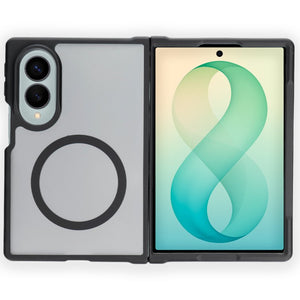 Carcasa COOL para Samsung F971 Galaxy Z Fold 8 Magnética Borde Negro