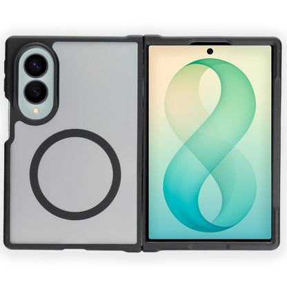 Carcasa COOL para Samsung F971 Galaxy Z Fold 8 Magnética Borde Negro