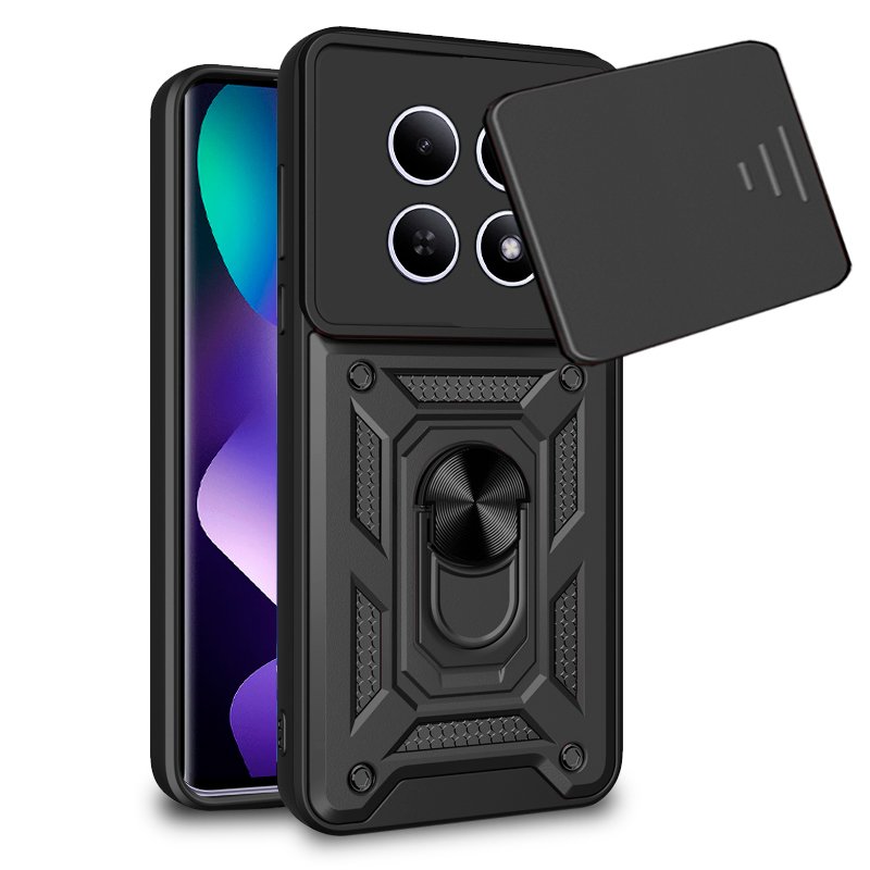 Carcasa COOL para Xiaomi Redmi Note 15 5G / Poco M8 5G Hard Ring Negro