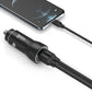 Cargador Coche Cable Tipo C (2x USB + Tipo-C) COOL 38W Kit 2 en 1 Negro