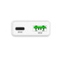 Cargador Red Universal Fast Charger (PD) Tipo-C / USB Dual COOL Plano (30W) Blanco