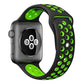 Correa COOL para Apple Watch Series 1 / 2 / 3 / 4 / 5 / 6 / 7 / 8 / 9 / SE (42 / 44 / 45 mm) Sport Negro