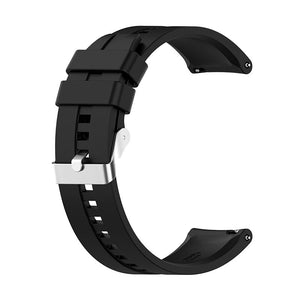 Correa Universal 22mm Amazfit GTR / Stratos / Huawei / Samsung / COOL Goma Negro