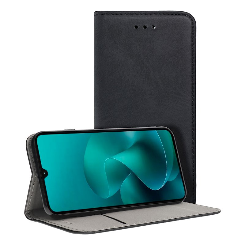 Funda COOL Flip Cover para Motorola Moto G06 / G06 Power Liso Negro