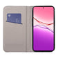 Funda COOL Flip Cover para Oppo A5 4G / A5 5G / A5m Liso Burgundy