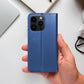 Funda COOL Flip Cover para Oppo Reno 14 5G / 14 F 5G / 14 FS 5G Liso Azul
