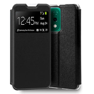Funda COOL Flip Cover para Oppo Reno 14 5G / 14 F 5G / 14 FS 5G Liso Negro