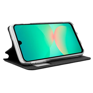 Funda COOL Flip Cover para Samsung A266 Galaxy A26 5G / A17 / A17 5G Liso Negro