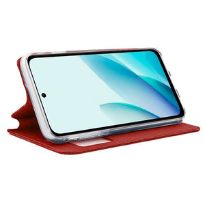 Funda COOL Flip Cover para Xiaomi Redmi 15 / 15 5G Liso Rojo