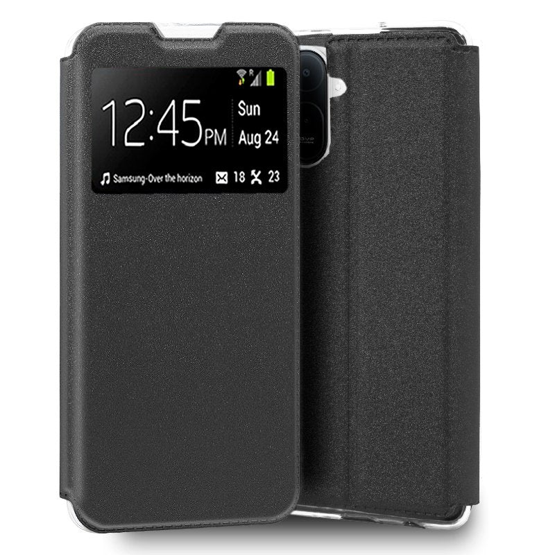 Funda COOL Flip Cover para Xiaomi Redmi A7 Pro Liso Negro