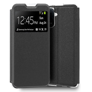 Funda COOL Flip Cover para Xiaomi Redmi A7 Pro / Poco C81 Pro Liso Negro