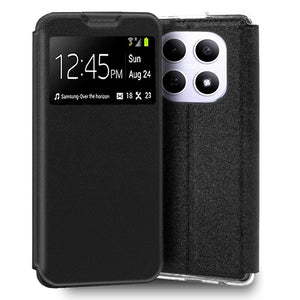 Funda COOL Flip Cover para Xiaomi Redmi Note 15 5G / Poco M8 5G Liso Negro