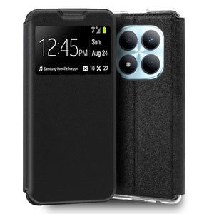 Funda COOL Flip Cover para Xiaomi Redmi Note 15 Pro Liso Negro
