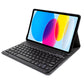 Funda COOL para iPad (2022 / 2024) 10.9 (10 Gen.) / 11 2025 (A16) / 12 2026 Teclado Bluetooth Polipiel Negro