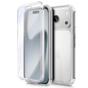 Funda COOL Silicona 3D para iPhone 17 Pro / 18 Pro (Transparente Frontal + Trasera)