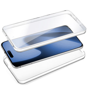 Funda COOL Silicona 3D para iPhone 17 Pro Max / 18 Pro Max (Transparente Frontal + Trasera)