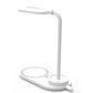 Lámpara LED + Base Carga Inalámbrica Qi COOL Blanco