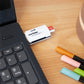 Lector USB Tarjetas Memoria Universal COOL (All in One) Blanco
